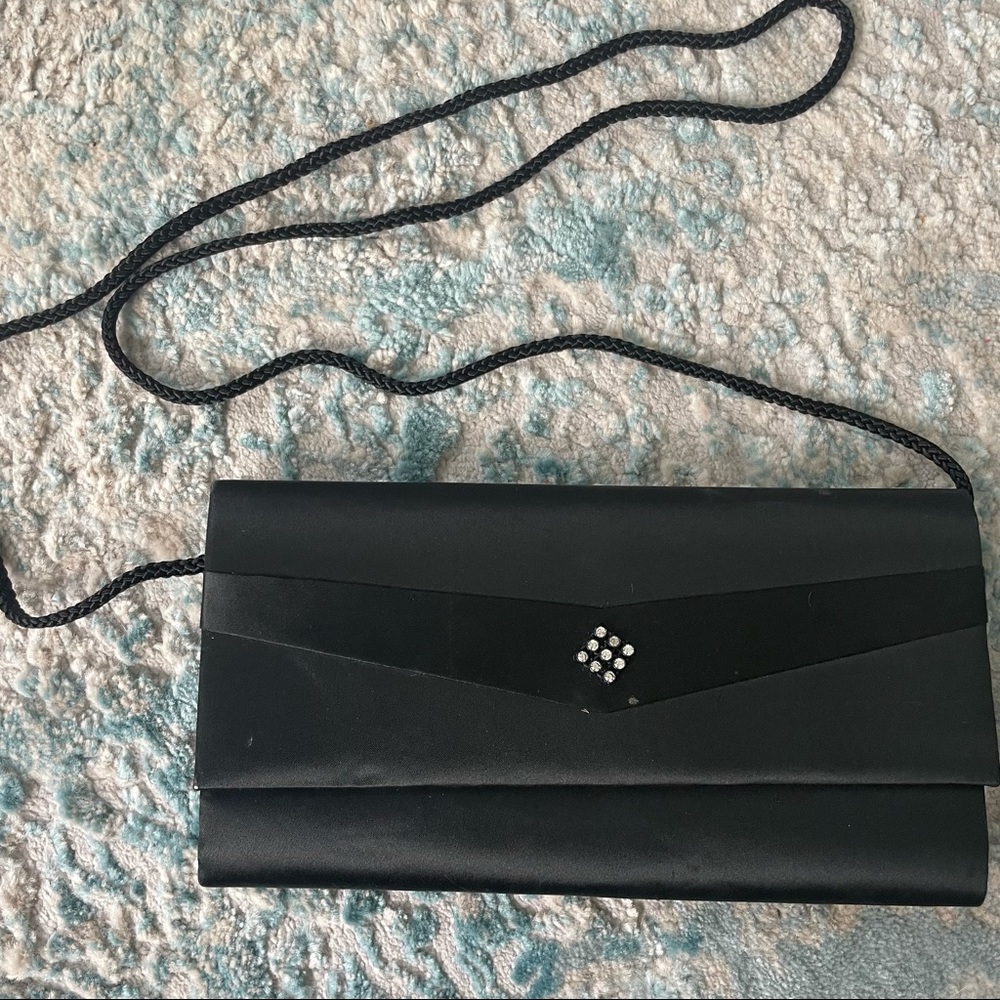 Black Crossbody Evening Bag